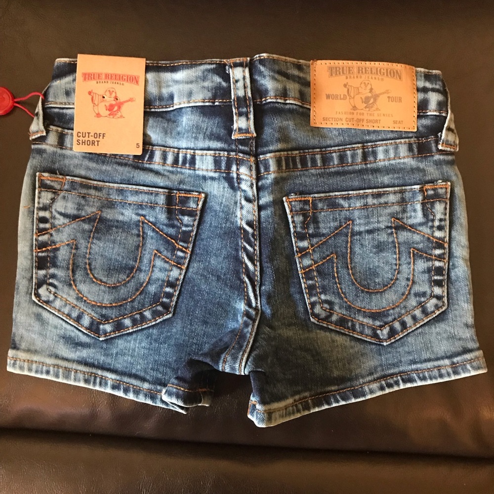 True Religion Girls Denim Shorts NWT